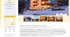Desktop Screenshot of hotelbellevue-valgardena.it